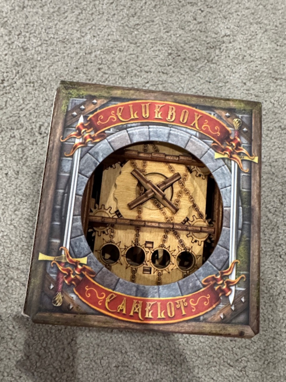 Camelot Jukebox Wooden Puzzle Box